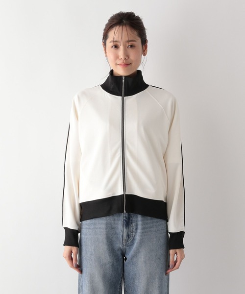 GLOBAL WORK（グローバルワーク）の「スタンドネックジップブルゾン/992262（ブルゾン・レディース・ホワイト×ブラック/ブラック×ホワイト・FREE）」の11枚目の写真