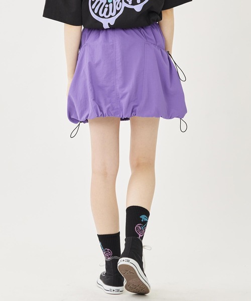 MILKFED.（ミルクフェド）の「DRAWSTRING MINI SKIRT（スカート・レディース・オリーブ/ブラック/パープル・ONE SIZE）」の11枚目の写真