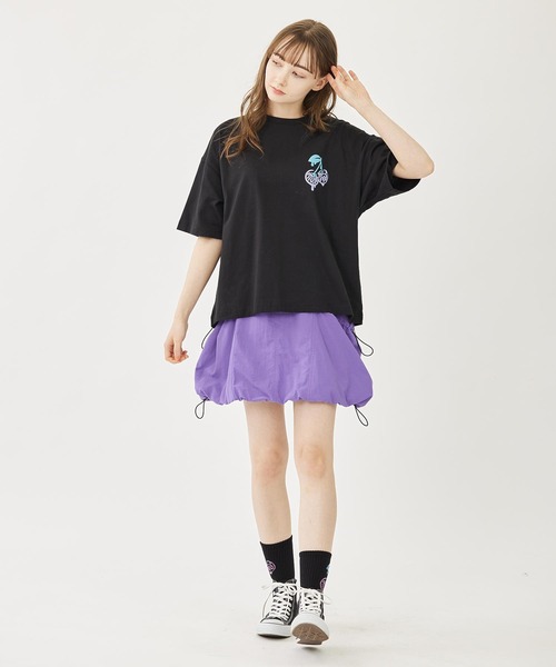 MILKFED.（ミルクフェド）の「DRAWSTRING MINI SKIRT（スカート・レディース・オリーブ/ブラック/パープル・ONE SIZE）」の13枚目の写真