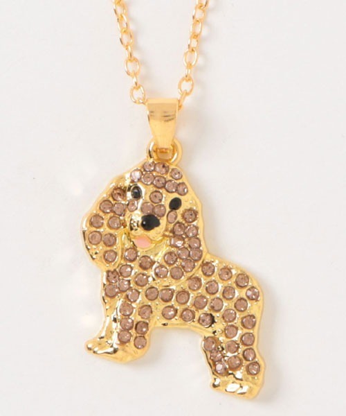 VIBGYOR Women（ヴィブジョー　ウィメン）の「【float】ジュエリー ドッグ モチーフ ネックレス【28パターン展開】（ネックレス・レディース・その他1/その他2/その他3/その他5/その他11/その他8/その他10/その他13/その他19/その他22/その他6/その他14/その他15/その他16/その他17/その他18/その他4/その他7/その他9/その他12/その他20/その他21/その他23/その他24/その他25/その他26/その他27/その他28・FREE）」の3枚目の写真
