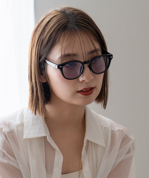 VitaFelice（ヴィータフェリーチェ）の「超軽量 サングラス UVカット カラーレンズ ウェリントン型（サングラス・レディース・B/C/D/F/A/G/E/H・FREE）」の5枚目の写真