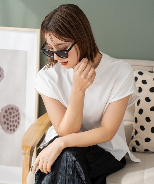 VitaFelice（ヴィータフェリーチェ）の「超軽量 サングラス UVカット カラーレンズ ウェリントン型（サングラス・レディース・B/C/D/F/A/G/E/H・FREE）」の18枚目の写真