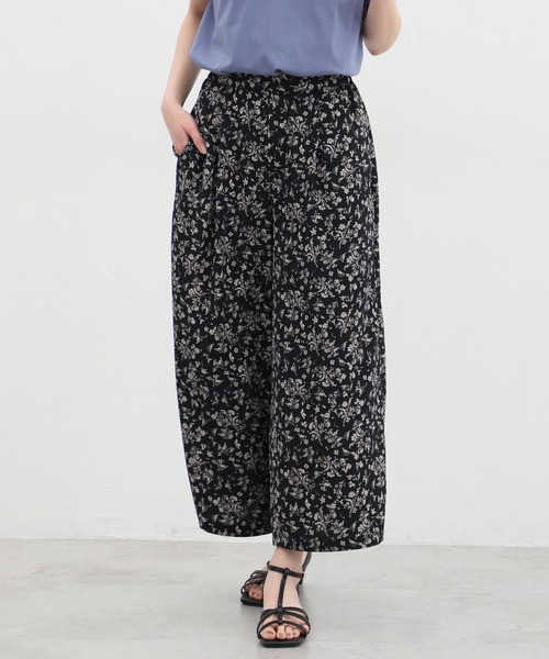 Honeys（ハニーズ）の「ガウチョパンツ（その他パンツ・レディース・ネイビー/モカ/ブラック系その他/ネイビー系/ブラック/ブルーグリーン/ブラック系その他2・S/M/L/LL/3L）」の7枚目の写真