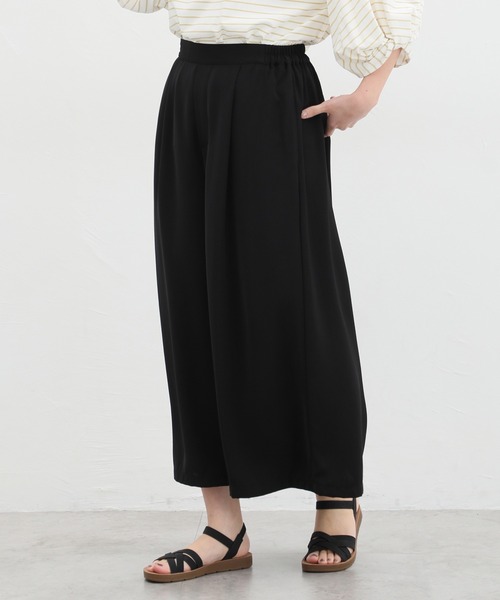 Honeys（ハニーズ）の「ガウチョパンツ（その他パンツ・レディース・ネイビー/モカ/ブラック系その他/ネイビー系/ブラック/ブルーグリーン/ブラック系その他2・S/M/L/LL/3L）」の9枚目の写真