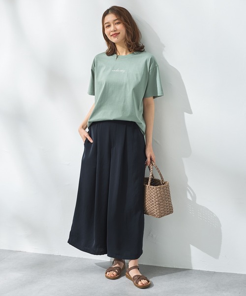 Honeys（ハニーズ）の「ガウチョパンツ（その他パンツ・レディース・ネイビー/モカ/ブラック系その他/ネイビー系/ブラック/ブルーグリーン/ブラック系その他2・S/M/L/LL/3L）」の11枚目の写真