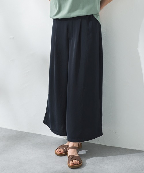 Honeys（ハニーズ）の「ガウチョパンツ（その他パンツ・レディース・ネイビー/モカ/ブラック系その他/ネイビー系/ブラック/ブルーグリーン/ブラック系その他2・S/M/L/LL/3L）」の13枚目の写真