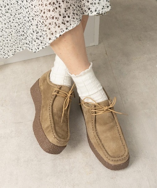 Fabby fabby(ファビィーファビィー)の「ボリュームモカシンシューズ(モカシン/デッキシューズ・レディース・ブラック系その他/ベージュ系その他/ブラック・SMALL/MEDIUM/LARGE)」の3枚目の写真