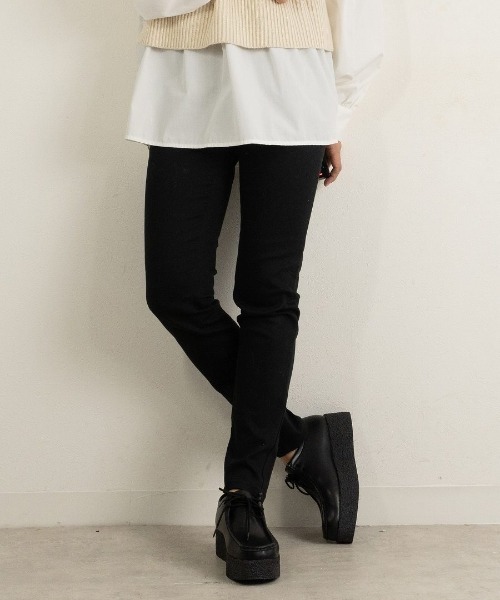 Fabby fabby(ファビィーファビィー)の「ボリュームモカシンシューズ(モカシン/デッキシューズ・レディース・ブラック系その他/ベージュ系その他/ブラック・SMALL/MEDIUM/LARGE)」の4枚目の写真