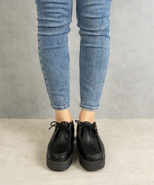 Fabby fabby(ファビィーファビィー)の「ボリュームモカシンシューズ(モカシン/デッキシューズ・レディース・ブラック系その他/ベージュ系その他/ブラック・SMALL/MEDIUM/LARGE)」の20枚目の写真