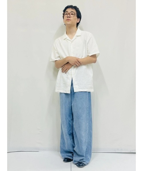 GAP(ギャップ)の「リネン混 バケーション スタンダードフィットシャツ(シャツ/ブラウス・メンズ・ブラック/ホワイト/ベージュ/グリーン・XS/XL/L/S/M)」の7枚目の写真