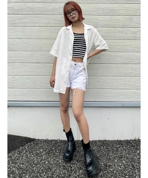 GAP(ギャップ)の「リネン混 バケーション スタンダードフィットシャツ(シャツ/ブラウス・メンズ・ブラック/ホワイト/ベージュ/グリーン・XS/XL/L/S/M)」の11枚目の写真