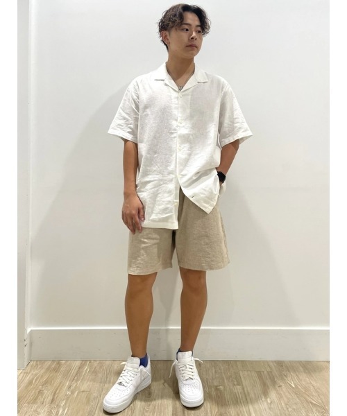 GAP(ギャップ)の「リネン混 バケーション スタンダードフィットシャツ(シャツ/ブラウス・メンズ・ブラック/ホワイト/ベージュ/グリーン・XS/XL/L/S/M)」の10枚目の写真