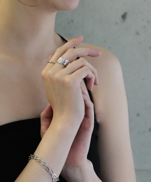 正規品【HYERES LOR】Souvenir Twist Chunky Ring / 追跡送 セール】【silver925】ワイドリング(リング)|bonu.(ボヌ)の