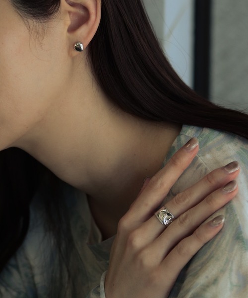 bonu.（ボヌ）の「【silver925】ワイドリング（リング・レディース・ゴールド/シルバー・FREE）」の3枚目の写真