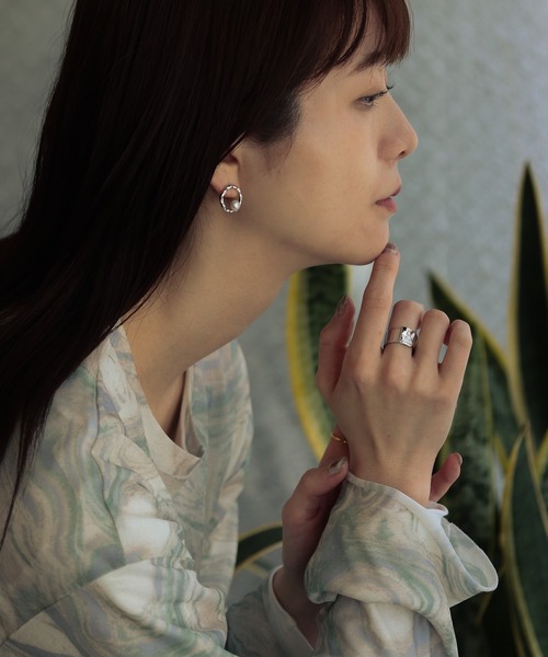 bonu.（ボヌ）の「【silver925】ワイドリング（リング・レディース・ゴールド/シルバー・FREE）」の4枚目の写真