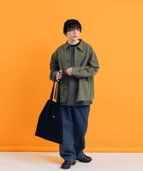 MUHET（ミュエータ）の「ポケット付きトートバッグ（トートバッグ・レディース・ライトグリーン/ブルー/アイボリー/ブラック・FREE）」の19枚目の写真