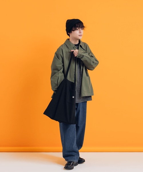 MUHET（ミュエータ）の「ポケット付きトートバッグ（トートバッグ・レディース・ライトグリーン/ブルー/アイボリー/ブラック・FREE）」の20枚目の写真