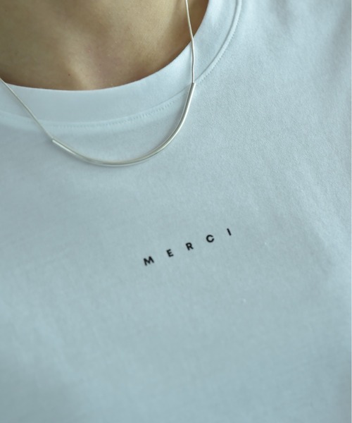 anana（アナナ）の「【anana】ＭＥＲＣＩロゴＴシャツ（Tシャツ/カットソー・レディース・ブラック/オフホワイト・FREE）」の8枚目の写真