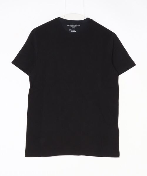 MAJESTIC FILATURES(マジェスティックフィラチュール)の「MAJESTIC FILATURES/マジェスティックフィラチュール/COTON/ELA TEE(Tシャツ/カットソー・メンズ・ホワイト/ブラック・S/M/L)」の1枚目の写真