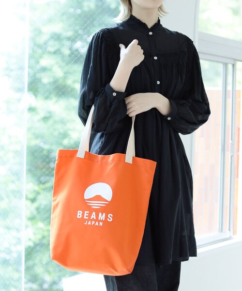 BEAMS JAPAN（ビームス　ジャパン）の「evergreen works / 別注 ビームス ジャパン ロゴ トートバッグ カラー（トートバッグ・メンズ・ブラック/オレンジ/インディゴブルー・ONE SIZE）」の22枚目の写真