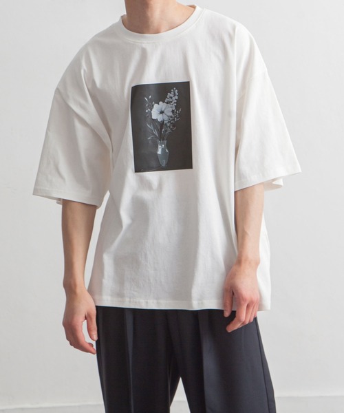 ANDRÉ グラフィックオーバーサイズTシャツ セール】アートグラフィックデザインオーバーサイズ半袖Tシャツ