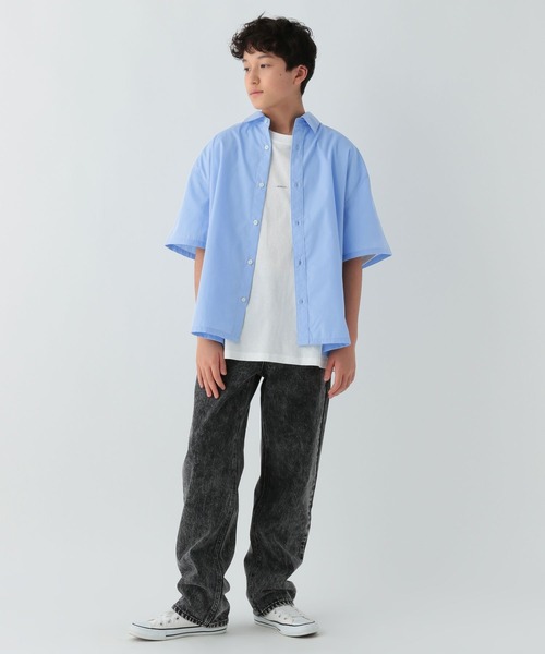 GLOBAL WORK(グローバルワーク)の「アソートシャツ半袖/AND YUA ANY/107968(シャツ/ブラウス・キッズ・ブルー系その他/ブルー・FREE)」の3枚目の写真