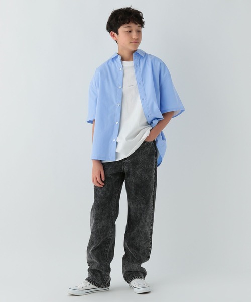 GLOBAL WORK(グローバルワーク)の「アソートシャツ半袖/AND YUA ANY/107968(シャツ/ブラウス・キッズ・ブルー系その他/ブルー・FREE)」の5枚目の写真