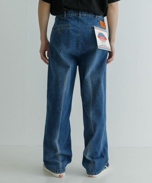 FREEMANS SPORTING CLUB(フリーマンズ スポーティング クラブ)の「FREEMANS SPORTING CLUB DOUGLASTON DENIM TROUSERS(デニムパンツ・メンズ・ブルー系その他・32/30/28/34)」の2枚目の写真