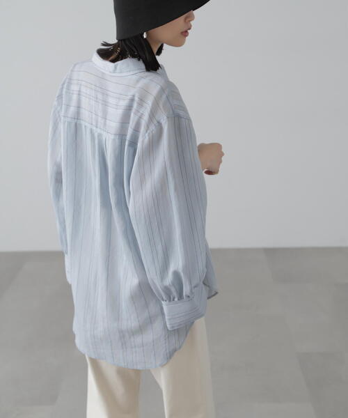 FREE'S MART（フリーズマート）の「袖スリットルーズシャツ（シャツ/ブラウス・レディース・ホワイト/ホワイト系その他/ライトグリーン/ベージュ/ブルー系その他・SMALL/MEDIUM）」の9枚目の写真