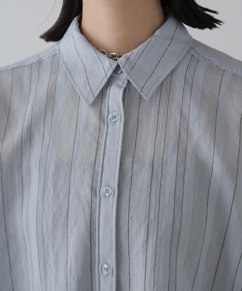 FREE'S MART（フリーズマート）の「袖スリットルーズシャツ（シャツ/ブラウス・レディース・ホワイト/ホワイト系その他/ライトグリーン/ベージュ/ブルー系その他・SMALL/MEDIUM）」の18枚目の写真