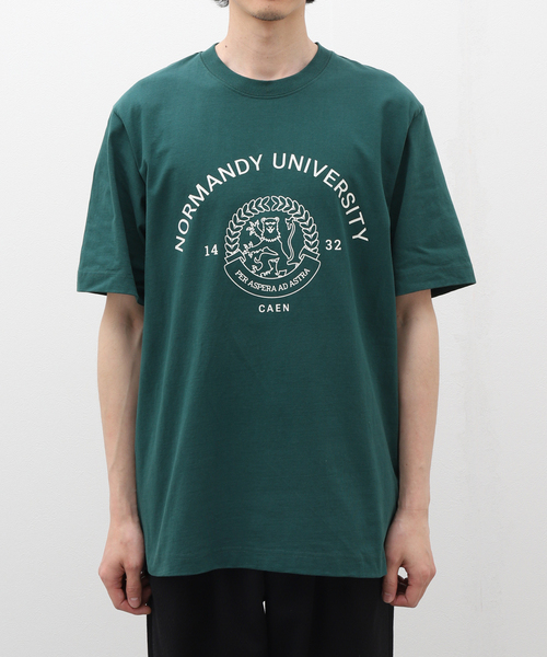 417 EDIFICE(フォーワンセブンエディフィス)の「【LE SUPER ATELIER】Normandy university(Tシャツ/カットソー・メンズ・グリーン・SMALL/MEDIUM/LARGE)」の4枚目の写真