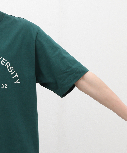 417 EDIFICE(フォーワンセブンエディフィス)の「【LE SUPER ATELIER】Normandy university(Tシャツ/カットソー・メンズ・グリーン・SMALL/MEDIUM/LARGE)」の9枚目の写真