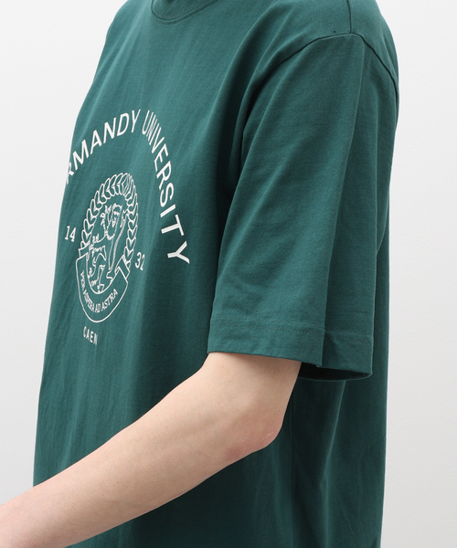 417 EDIFICE(フォーワンセブンエディフィス)の「【LE SUPER ATELIER】Normandy university(Tシャツ/カットソー・メンズ・グリーン・SMALL/MEDIUM/LARGE)」の10枚目の写真
