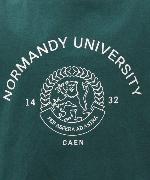 417 EDIFICE(フォーワンセブンエディフィス)の「【LE SUPER ATELIER】Normandy university(Tシャツ/カットソー・メンズ・グリーン・SMALL/MEDIUM/LARGE)」の11枚目の写真