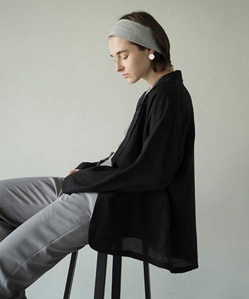 SHEER TAILORED SHIRT（シャツ/ブラウス）｜CLANE（クラネ）の