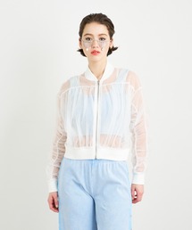 ANNA SUI NYC | ANNA SUI NYC チュールギャザーショートブルゾン(ブルゾン)