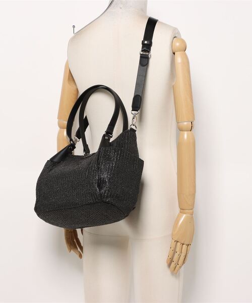 LA BAGAGERIE つまみハンドル 2way トートバッグ カゴバック LA BAGAGERIE つまみハンドル 2way トートバッグ カゴバック