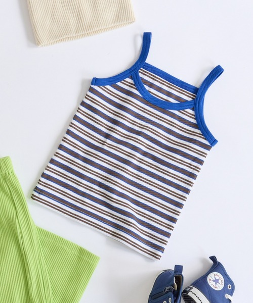 CIAOPANIC TYPY（チャオパニックティピー）の「【KIDS】リブタンクトップ（タンクトップ・キッズ・イエロー/ブルー/ブラック/ピンク・X-LARGE/SMALL/XX-LARGE/LARGE/MEDIUM）」の3枚目の写真