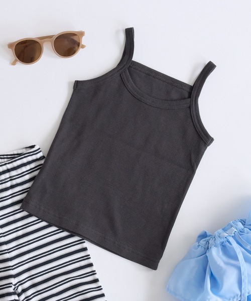 CIAOPANIC TYPY（チャオパニックティピー）の「【KIDS】リブタンクトップ（タンクトップ・キッズ・イエロー/ブルー/ブラック/ピンク・X-LARGE/SMALL/XX-LARGE/LARGE/MEDIUM）」の2枚目の写真