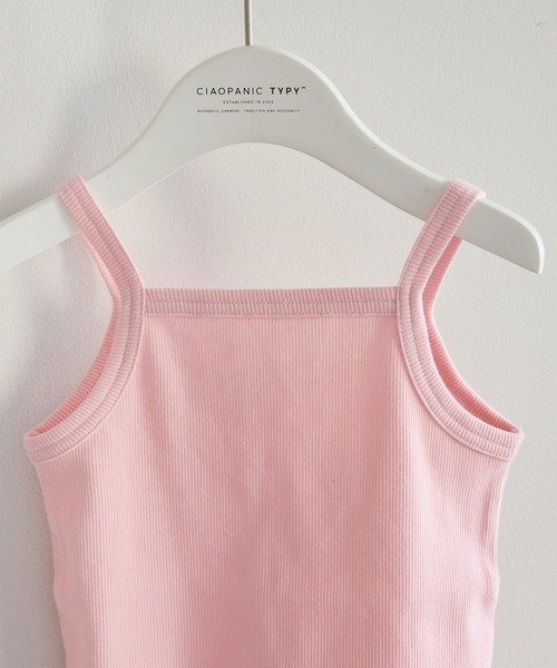 CIAOPANIC TYPY（チャオパニックティピー）の「【KIDS】リブタンクトップ（タンクトップ・キッズ・イエロー/ブルー/ブラック/ピンク・X-LARGE/SMALL/XX-LARGE/LARGE/MEDIUM）」の8枚目の写真