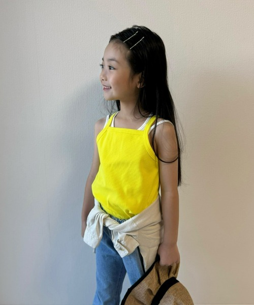 CIAOPANIC TYPY（チャオパニックティピー）の「【KIDS】リブタンクトップ（タンクトップ・キッズ・イエロー/ブルー/ブラック/ピンク・X-LARGE/SMALL/XX-LARGE/LARGE/MEDIUM）」の11枚目の写真