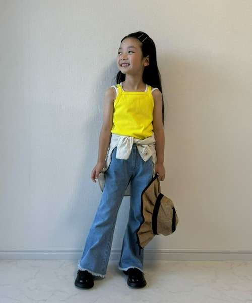 CIAOPANIC TYPY（チャオパニックティピー）の「【KIDS】リブタンクトップ（タンクトップ・キッズ・イエロー/ブルー/ブラック/ピンク・X-LARGE/SMALL/XX-LARGE/LARGE/MEDIUM）」の13枚目の写真