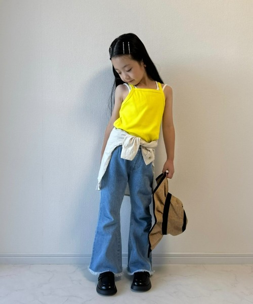 CIAOPANIC TYPY（チャオパニックティピー）の「【KIDS】リブタンクトップ（タンクトップ・キッズ・イエロー/ブルー/ブラック/ピンク・X-LARGE/SMALL/XX-LARGE/LARGE/MEDIUM）」の14枚目の写真