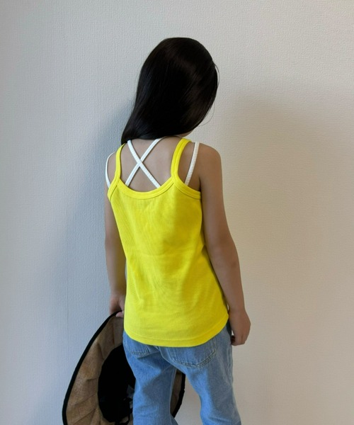 CIAOPANIC TYPY（チャオパニックティピー）の「【KIDS】リブタンクトップ（タンクトップ・キッズ・イエロー/ブルー/ブラック/ピンク・X-LARGE/SMALL/XX-LARGE/LARGE/MEDIUM）」の17枚目の写真