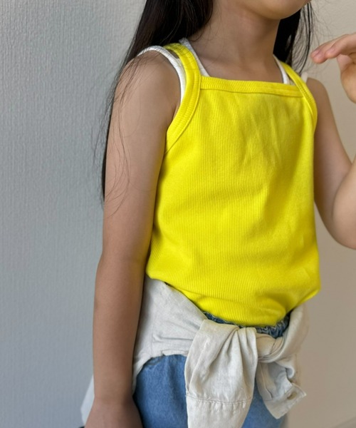 CIAOPANIC TYPY（チャオパニックティピー）の「【KIDS】リブタンクトップ（タンクトップ・キッズ・イエロー/ブルー/ブラック/ピンク・X-LARGE/SMALL/XX-LARGE/LARGE/MEDIUM）」の15枚目の写真