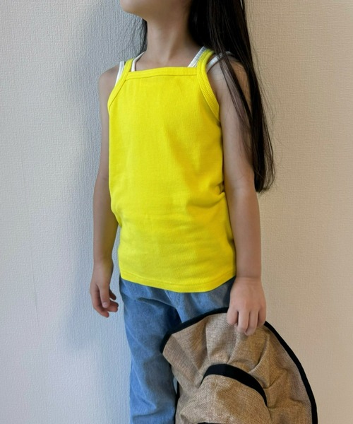 CIAOPANIC TYPY（チャオパニックティピー）の「【KIDS】リブタンクトップ（タンクトップ・キッズ・イエロー/ブルー/ブラック/ピンク・X-LARGE/SMALL/XX-LARGE/LARGE/MEDIUM）」の16枚目の写真