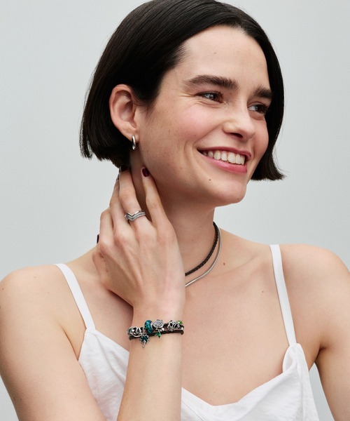PANDORA(パンドラ)の「グリーン モンステラ リーブス チャーム(チャーム・レディース・シルバー・FREE)」の9枚目の写真