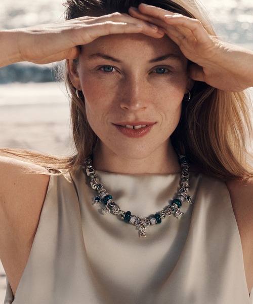 グリーン モンステラ リーブス チャーム（チャーム）｜Pandora