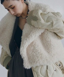 Ameri | BOA VEST SET QUILTING COAT(その他アウター)