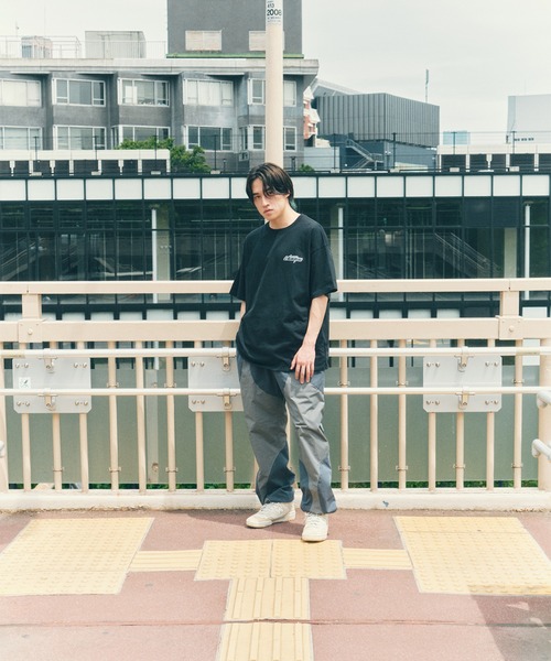 LIBERE（リベーレ）の「LIBERE リベーレ / REBEL FUTURE LOGO TEE リベーレレブル ロゴプリントビッグシルエットTシャツ / 244205-244206（Tシャツ/カットソー・メンズ・チャコール/ブラック・LARGE/MEDIUM/SMALL）」の19枚目の写真